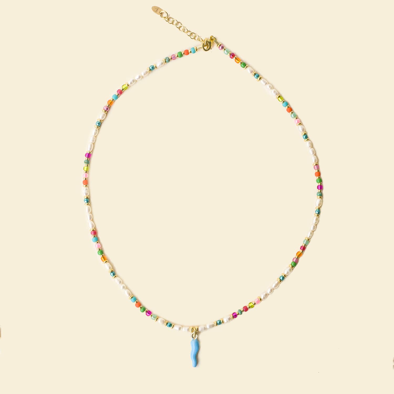 COLLANA CARTE NAPOLETANE SUMMER_CORNO AZZURRO-copia