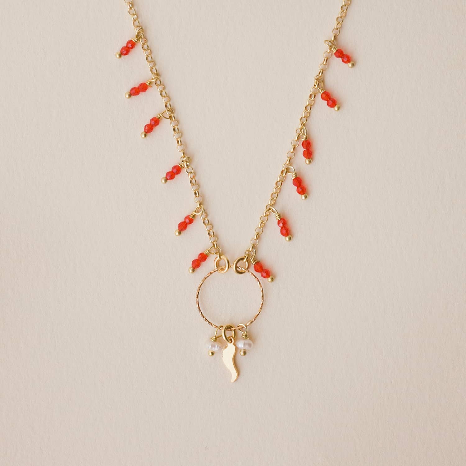 COLLANA UPNDOW-ROSSO
