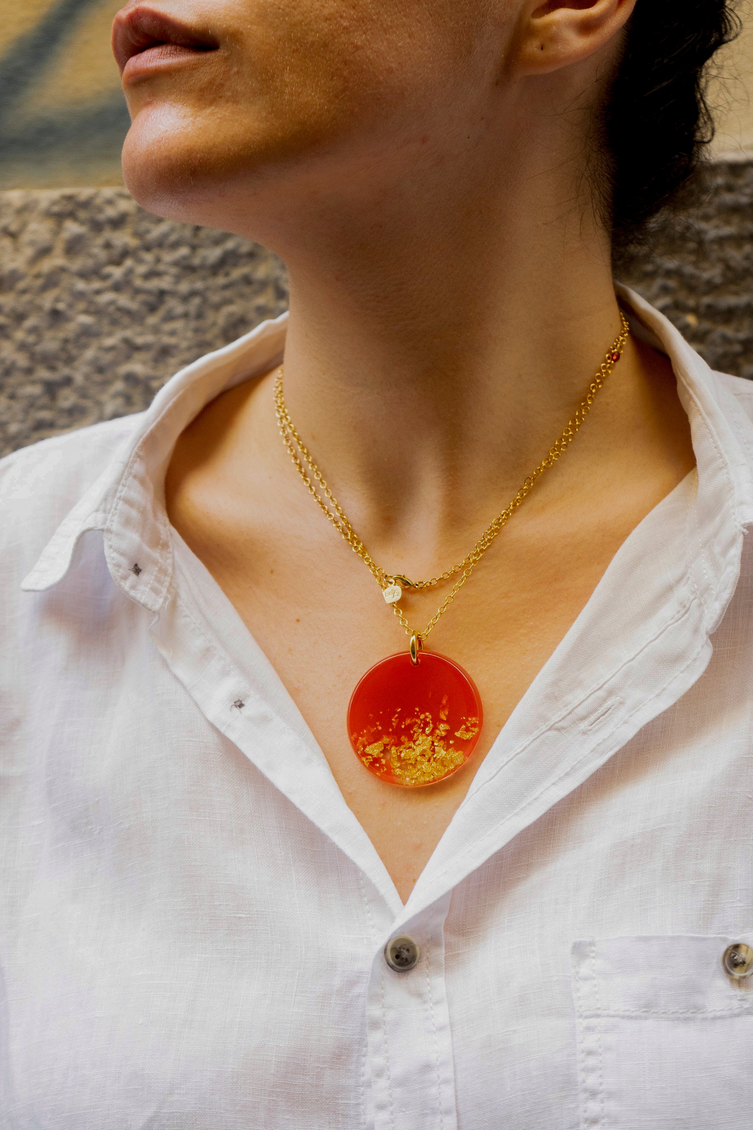 Bordeaux necklace
