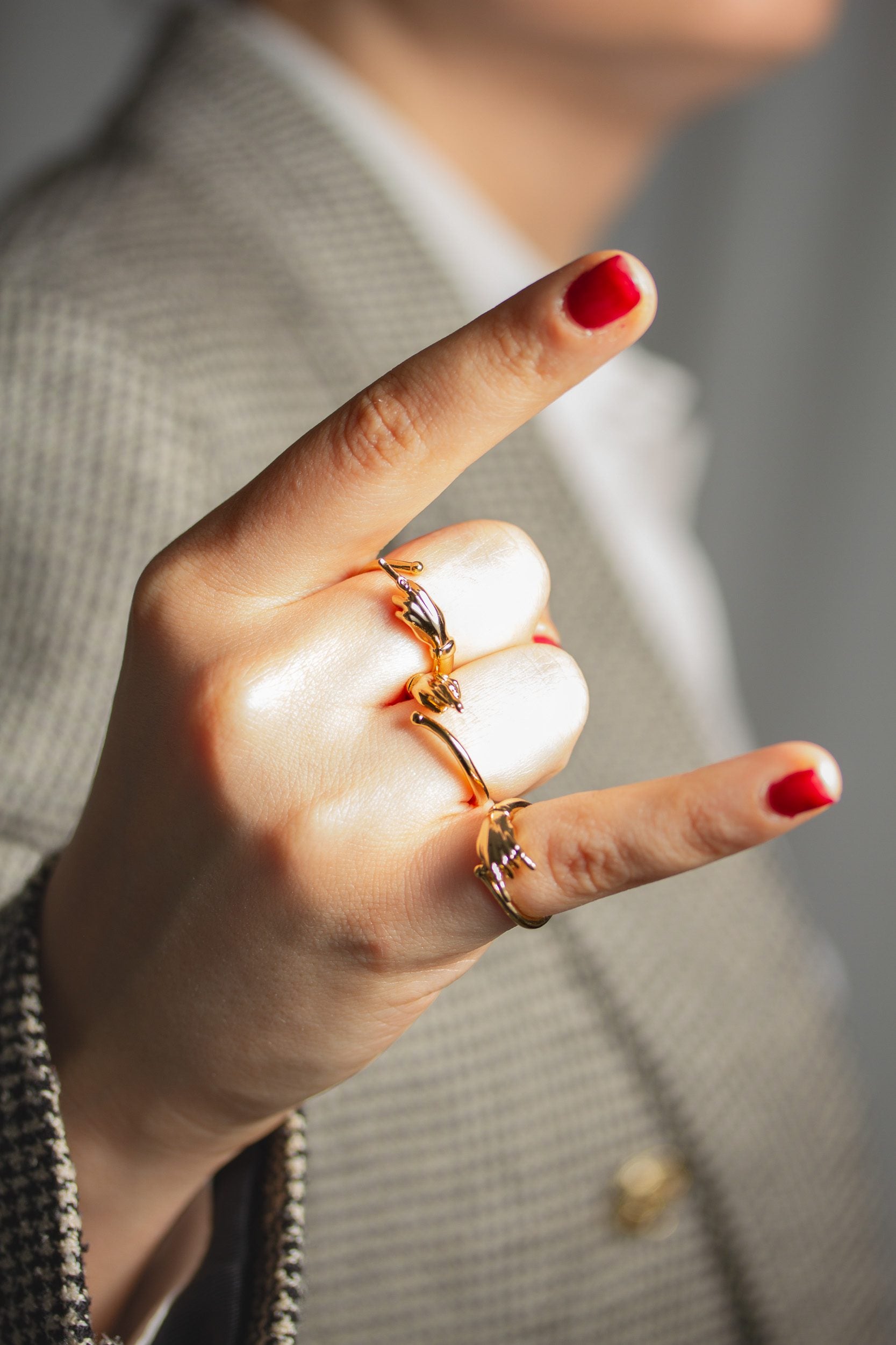Anello Regolabile Corna
