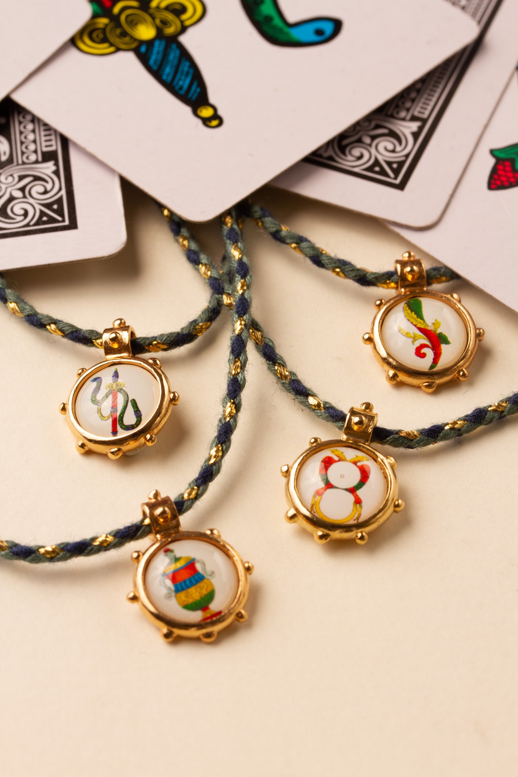 Collana Choker carte napoletane