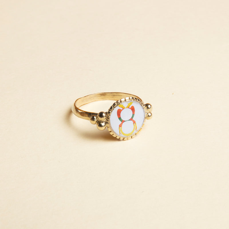 anello tondo asso denari