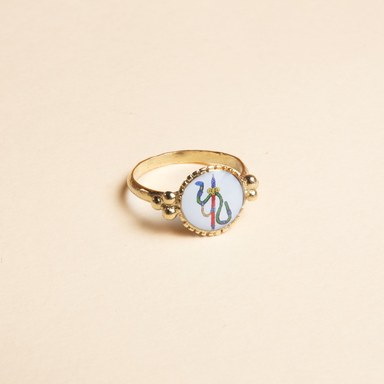 anello tondo asso spade