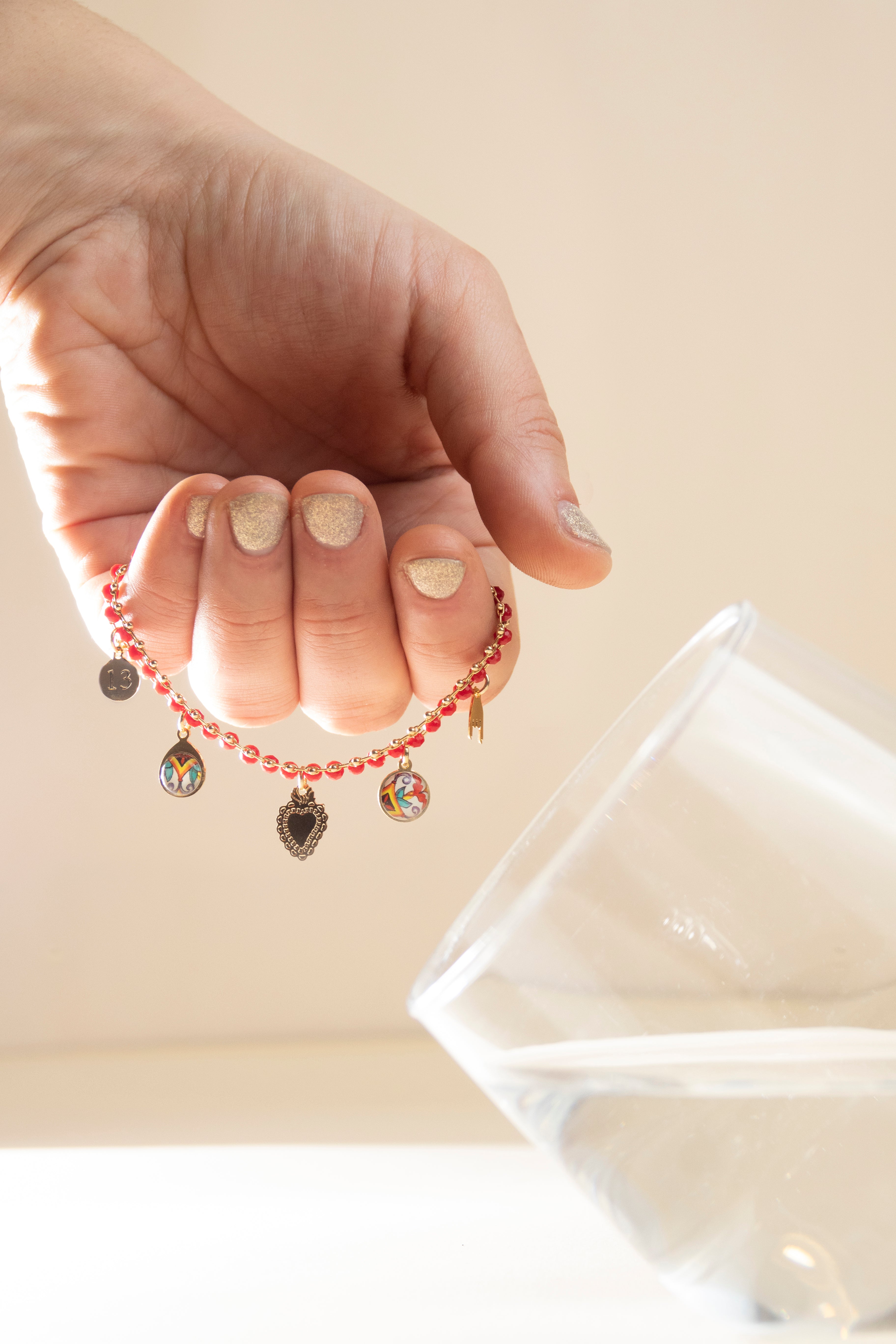 Red Libra of Fortune bracelet