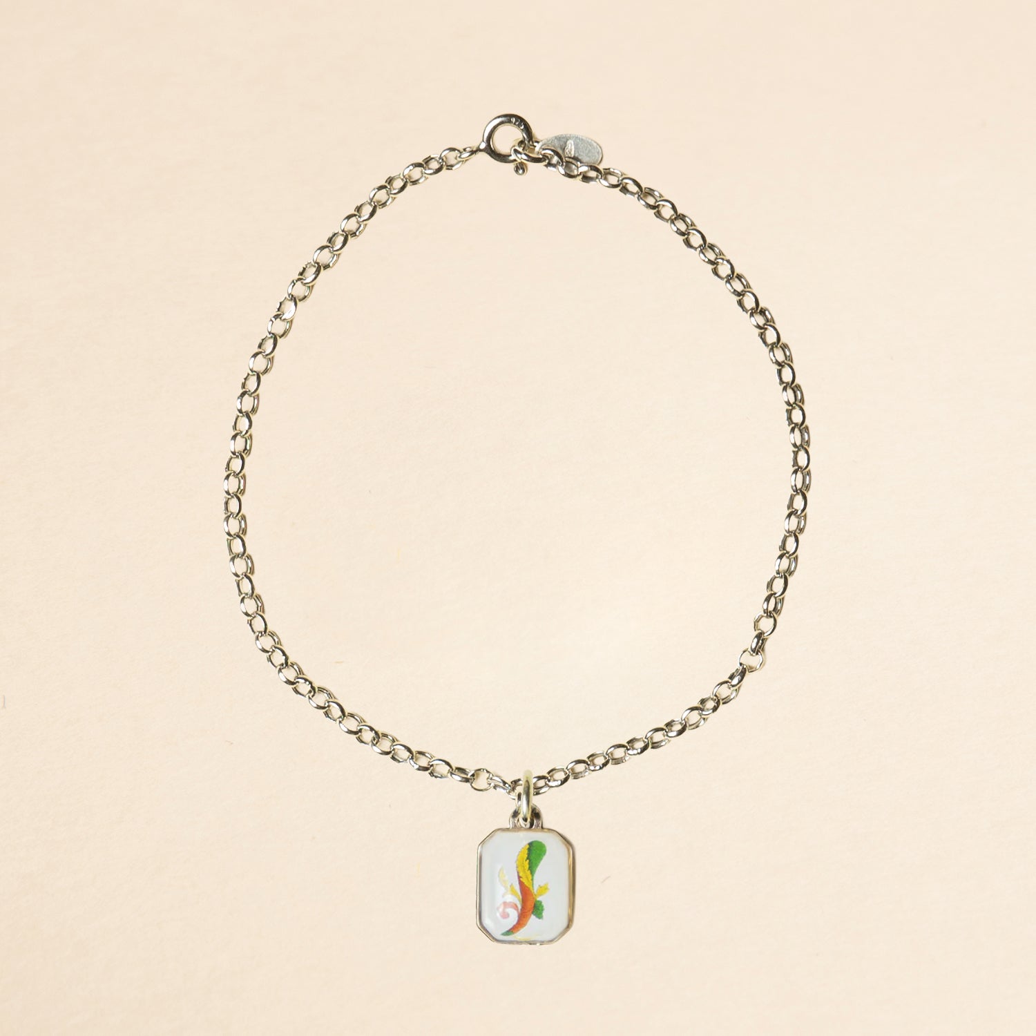 Bracciale Asso Carte Napoletane Argentato