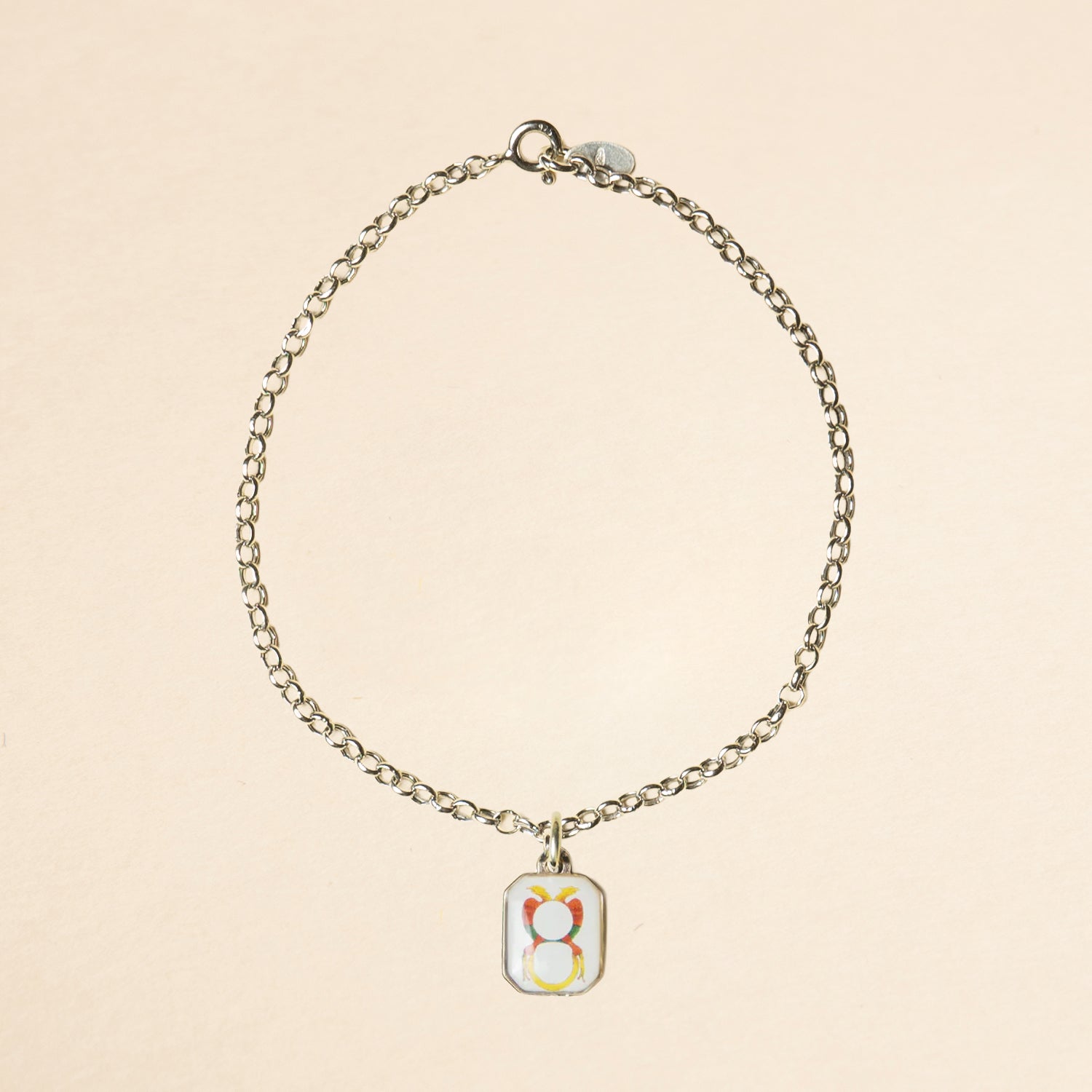 Bracciale Asso Carte Napoletane Argentato