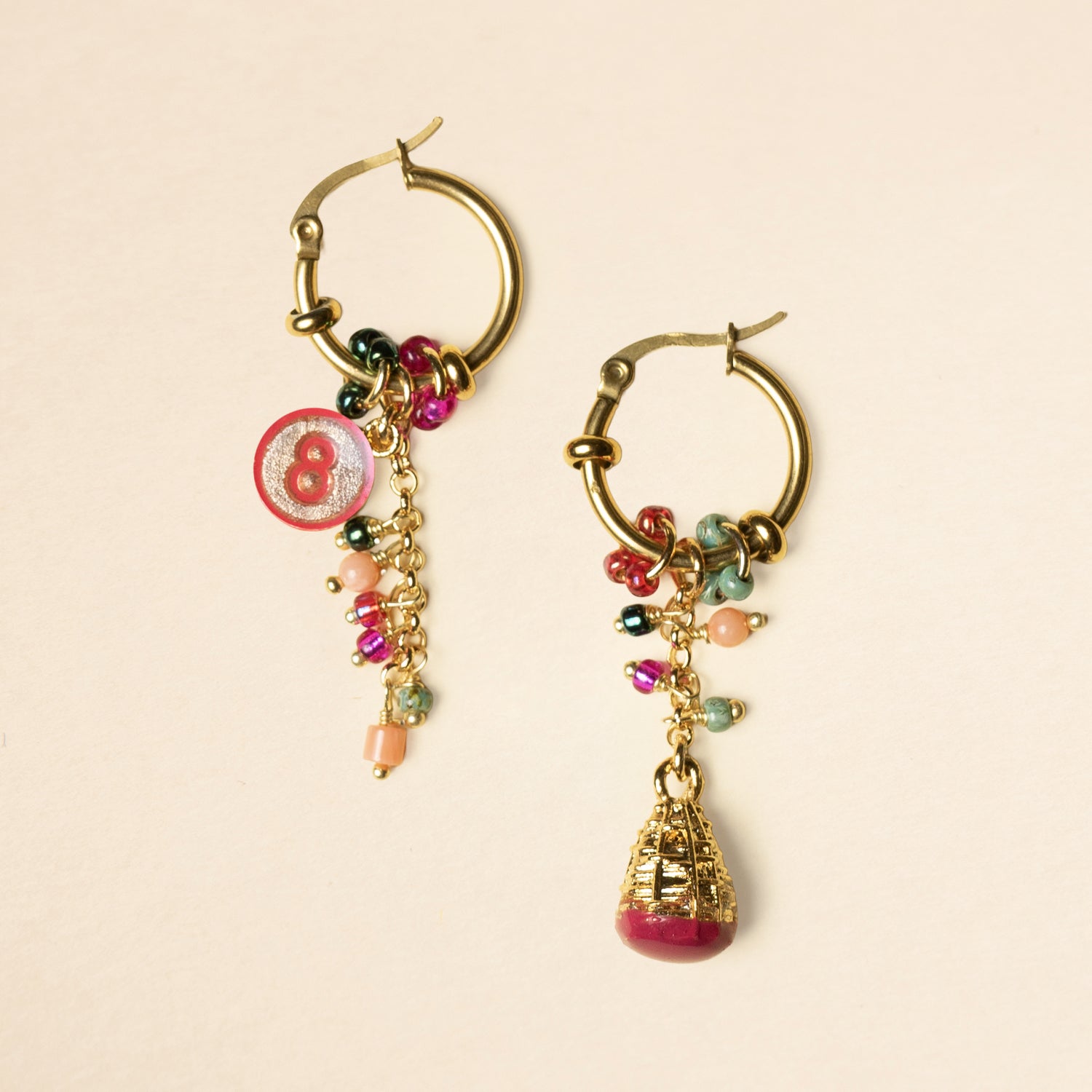 Long earrings - Tombola collection