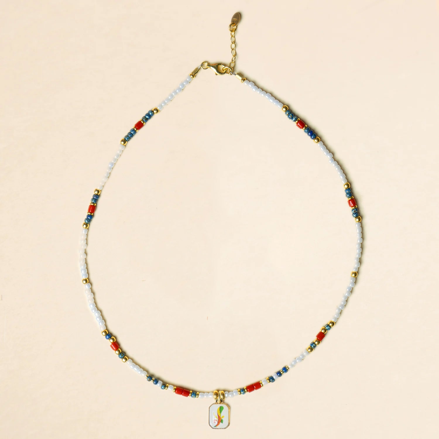 Beaded Necklace - Neapolitan Paper Collection