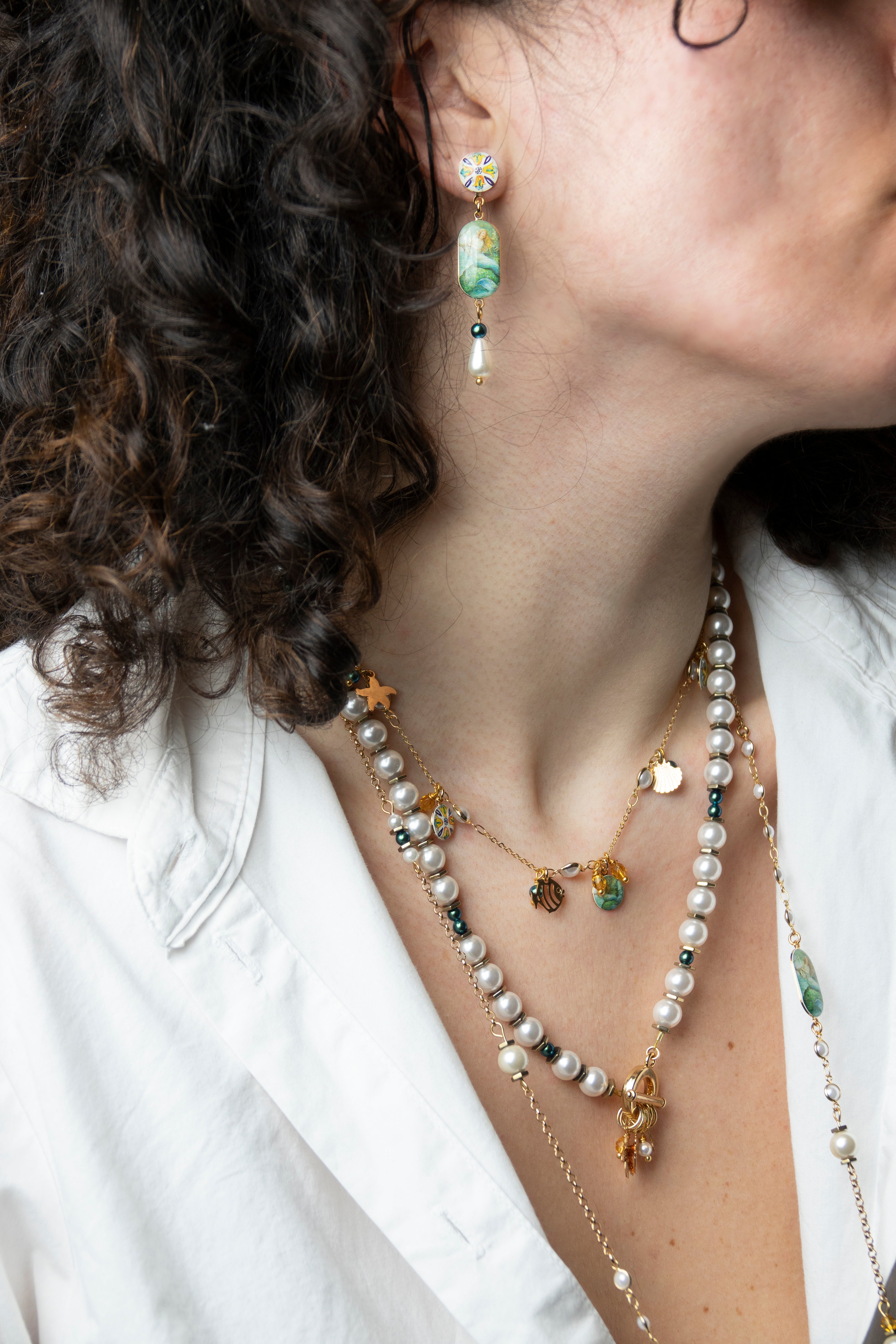 Charms Necklace - Partenope Collection