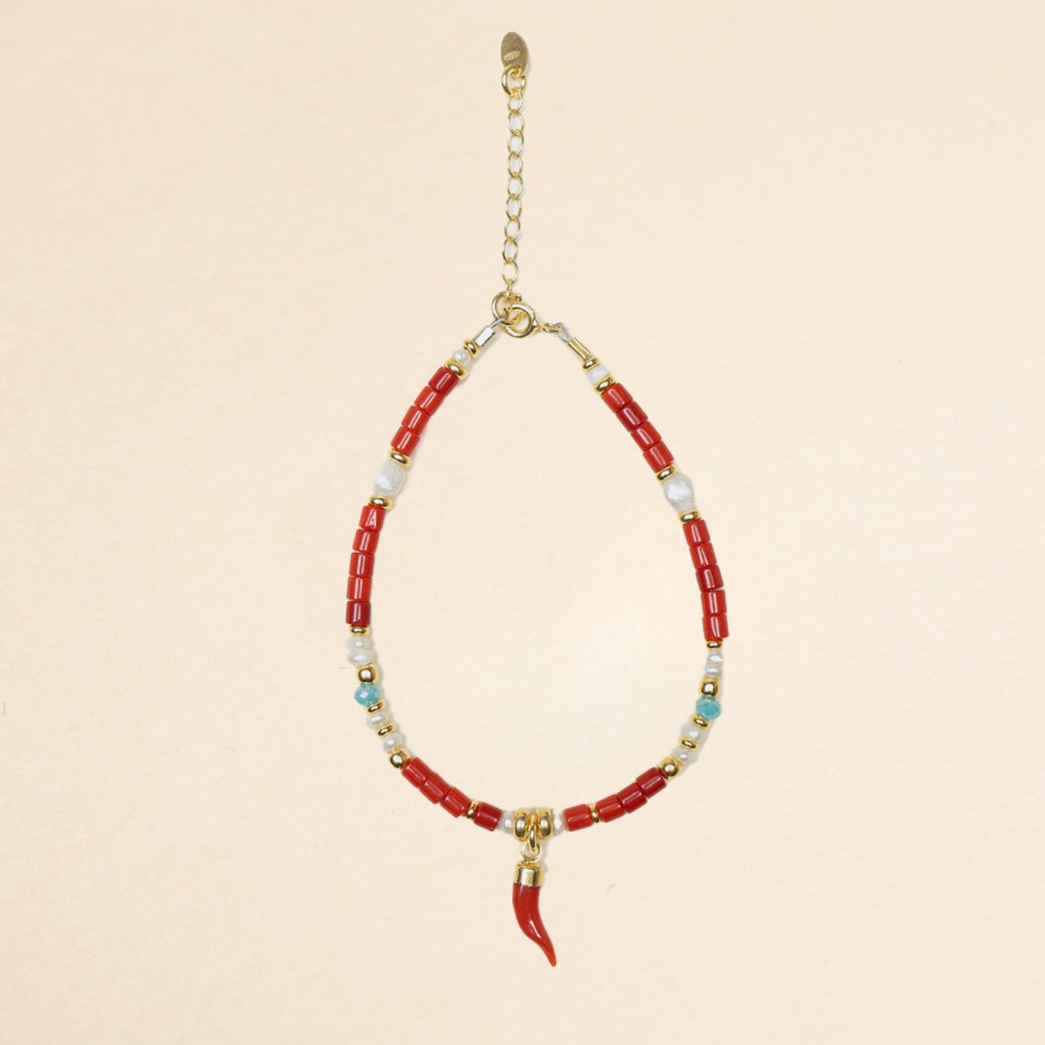 Bracciale Infilato - Collezione Partenope in Rosso