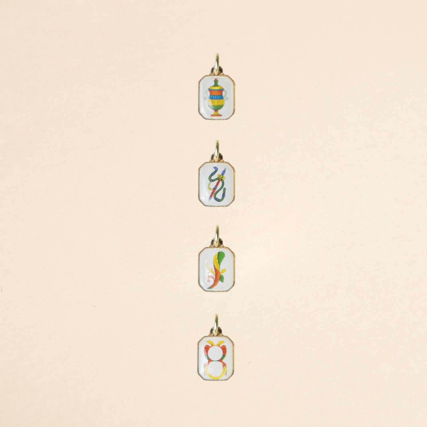 Charms Asso Carte Napoletane Dorato