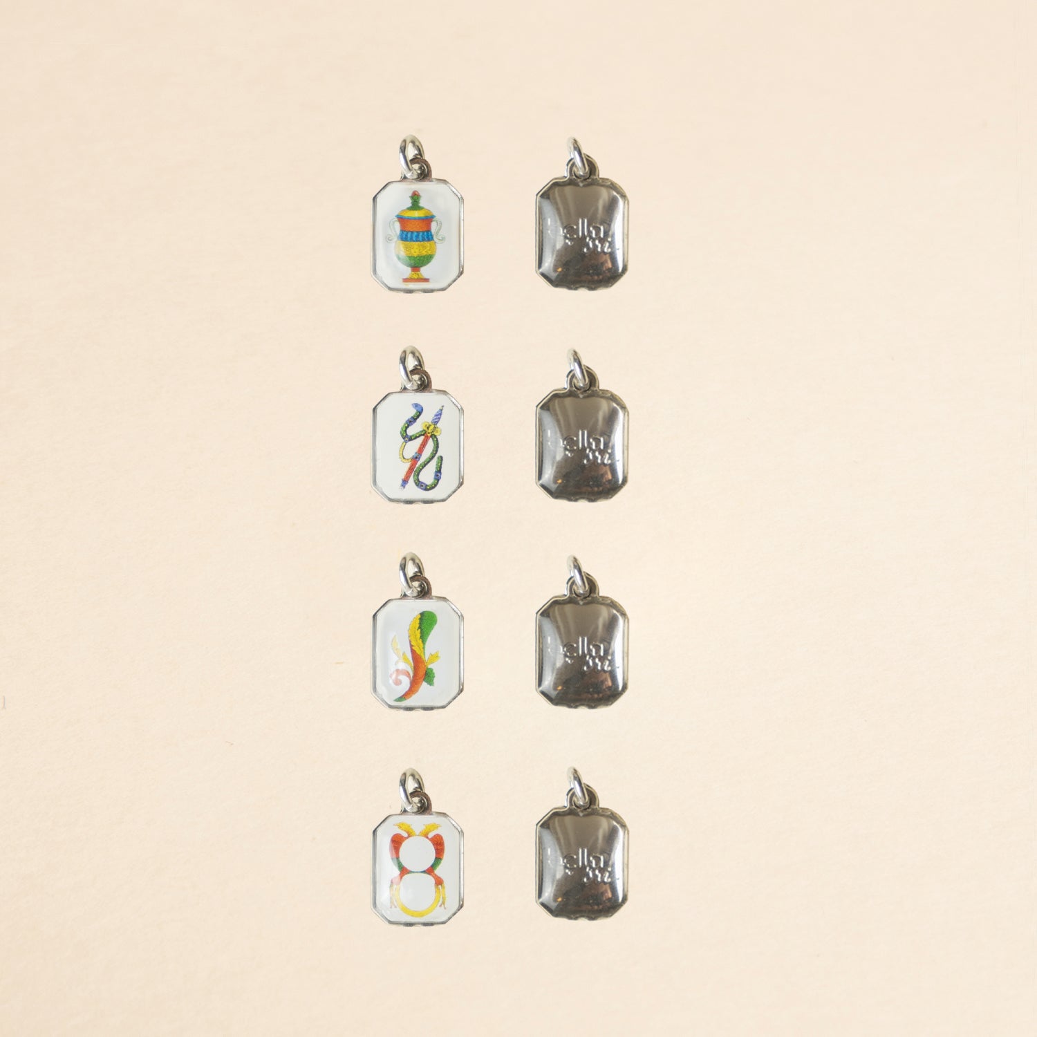 Charms Asso Carte Napoletane Argentato