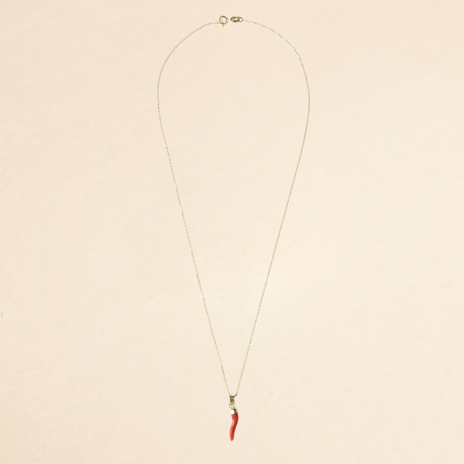 Collana Corno Corallo