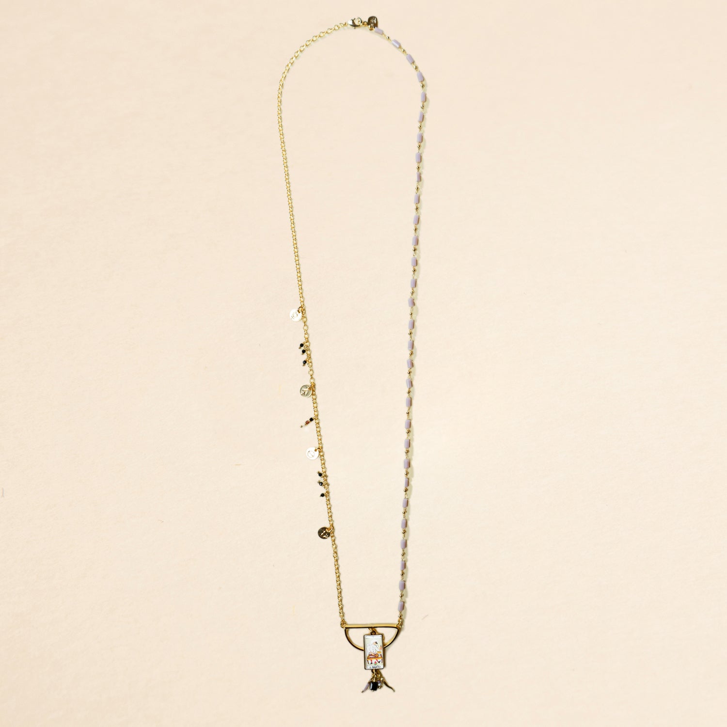 Collana Carta Lunga- Collezione Tarocchi