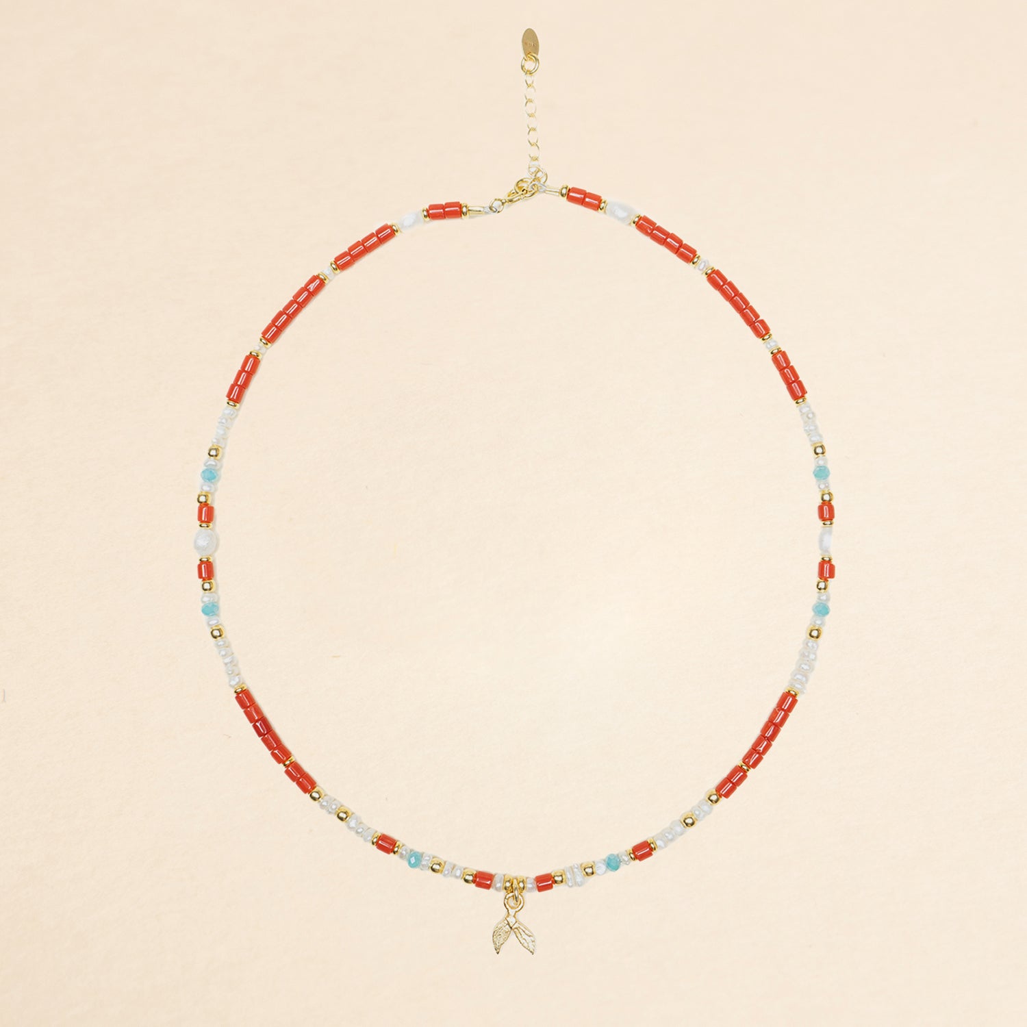 Collana infilata argento 925 - Collezione Partenope in Rosso