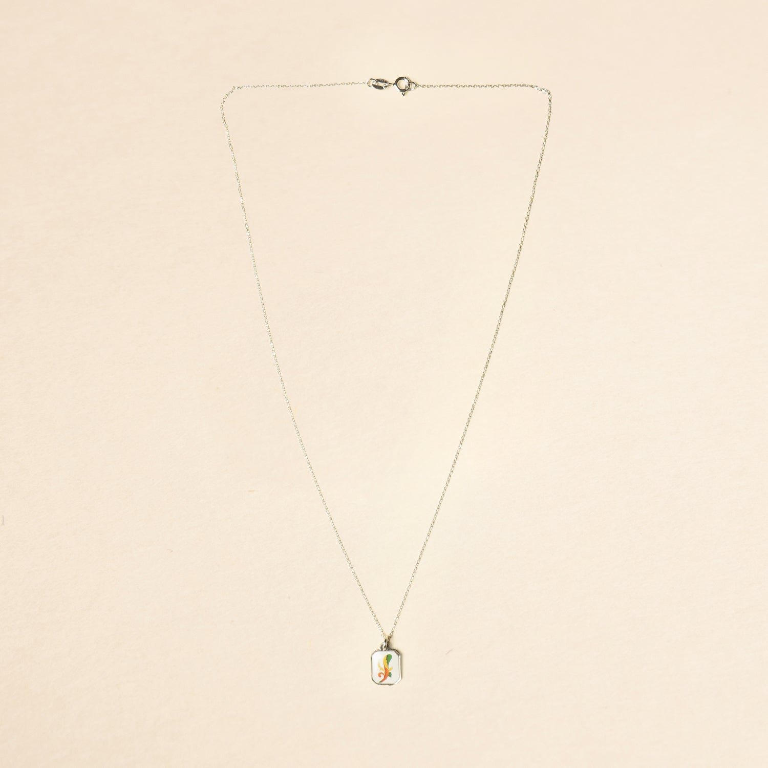 Collana Asso Carte Napoletane Argentata