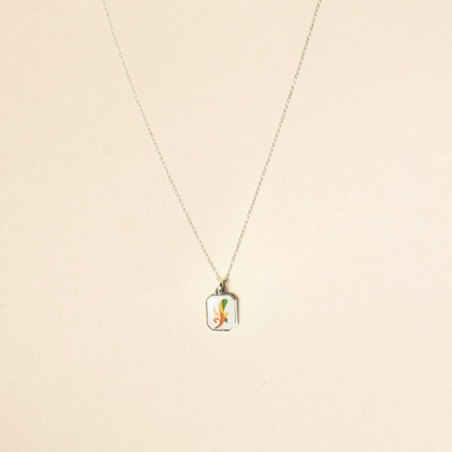 Collana Asso Carte Napoletane Argentata