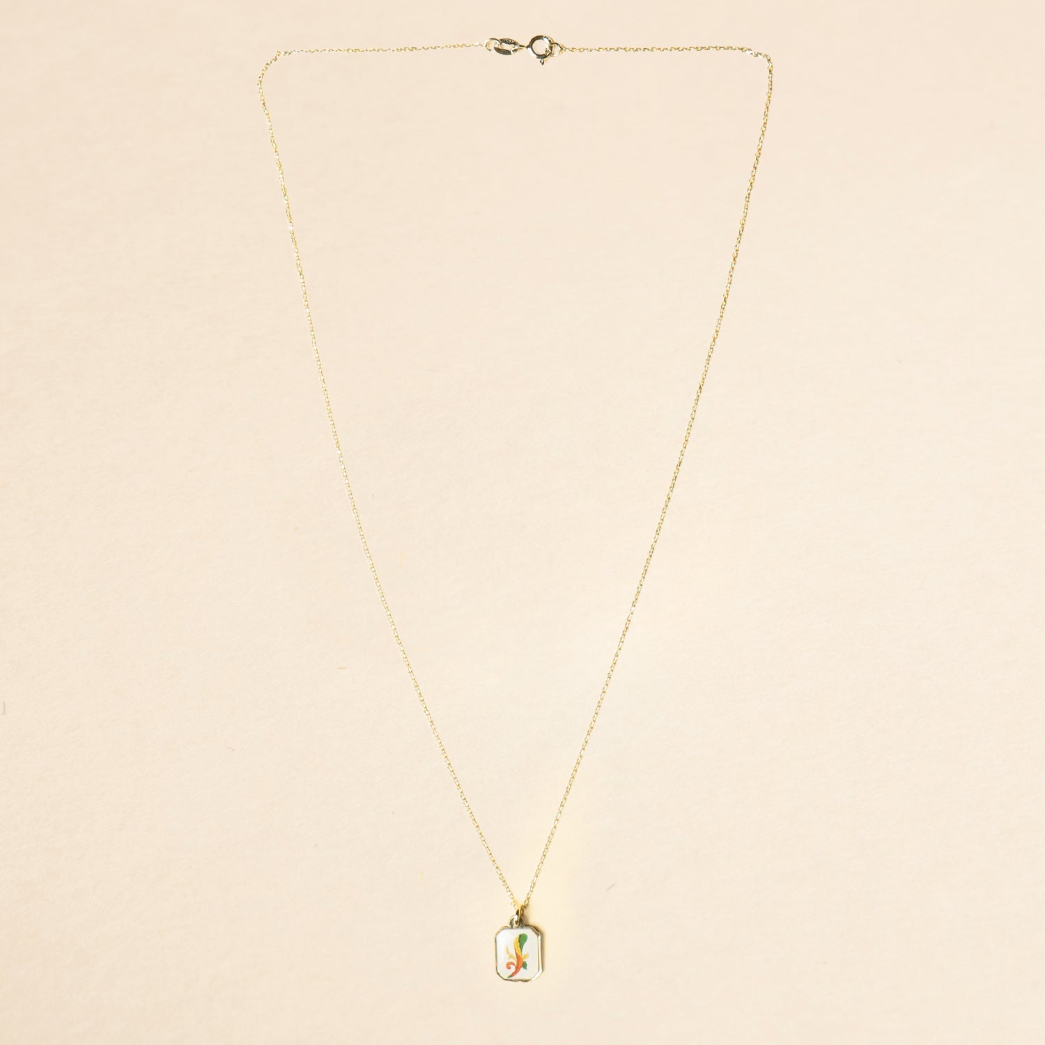 Collana Asso Carte Napoletane Dorata
