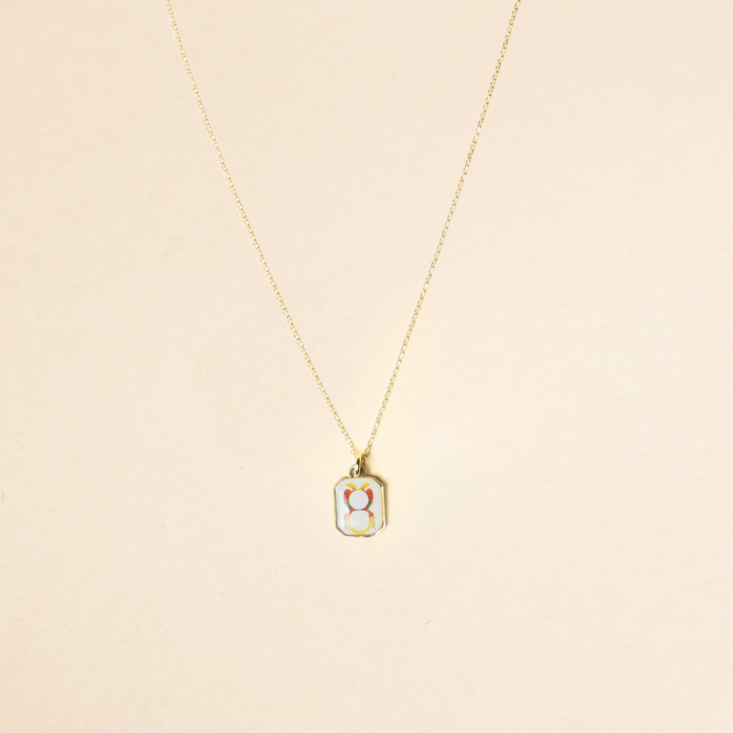 Collana Asso Carte Napoletane Dorata