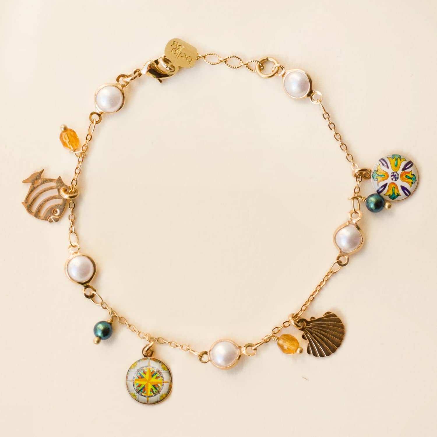 BRACCIALE SIRENA CON CHARMS - COPIA